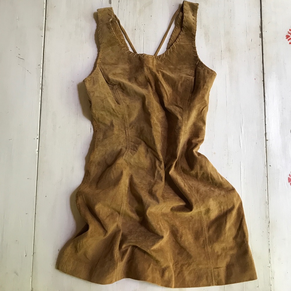 Charlotte Ronson suede mini dress